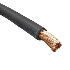Flexible cable 1mm² black