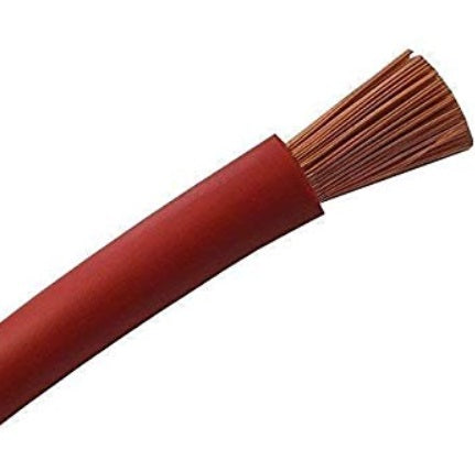 Rigid cable 16mm², red